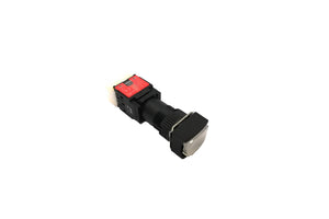 A16SAS 16mm White Latching Push Button