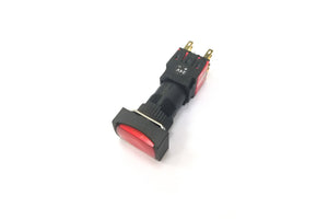 16mm Rectangular Illuminated Red Push Button AUSPICIOUS