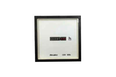 Analog Hour Meter 96x96 Panel Mounted 4RH96 Revalco