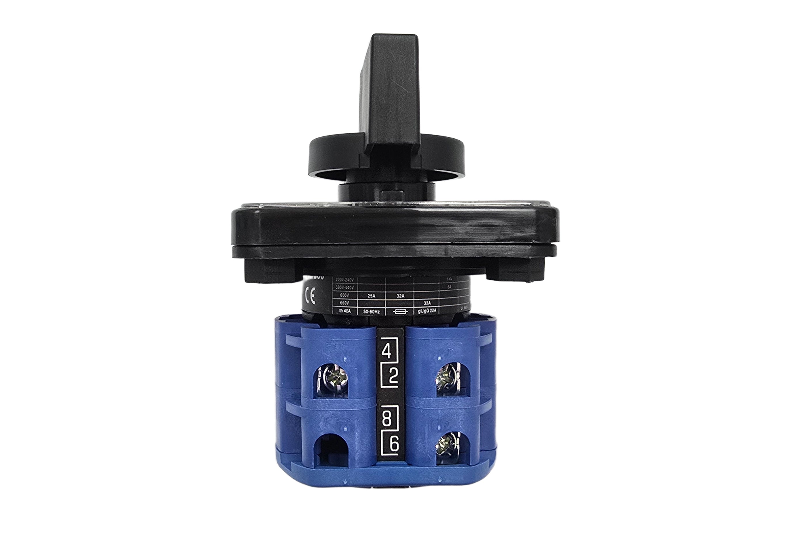 3 Step Selector Switch 40A 1 Pole Panel Mount A467 Auspicious - Qahraba