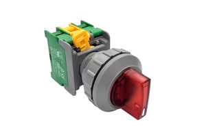30mm Selector Switch 3 Position Illuminated GSL30 Auspicious