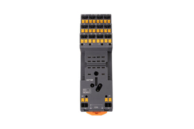 Relay Base Din Rail Mount 14 Pin Push Terminal SKC14-ST