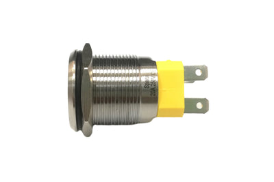Stainless Steel Push Button Switch Latching 22mm SP22L Sparta