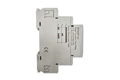 Off Delay Timer Relay 24-240VAC/DC 0.1-240h SPTAOFF1-A1 Sparta
