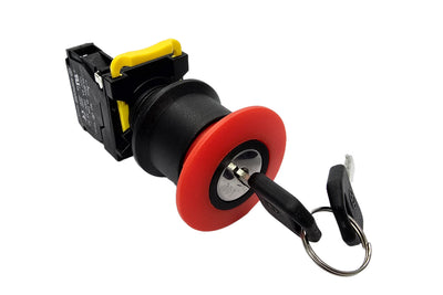 Emergency Stop with Key 1NC IP65 T2EK01R Auspicious