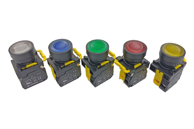 Push Button with Indicator 22mm IP65 T2PLF Auspicious