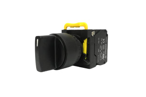 3 Way Momentary Switch 2 NO 22mm IP65 T2PRS320BK Auspicious