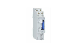 Daily Analog Timer w/ Reserve 230V Din Rail Type - 114120 Hugo Muller Germany - Qahraba
