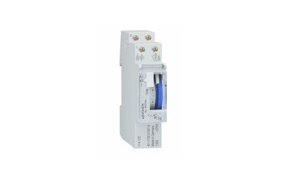 Daily Analog Timer w/ Reserve 230V Din Rail Type - 114120 Hugo Muller Germany - Qahraba