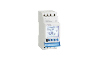 Digital Astronomical Timer w/ Daily and Weekly Program 230V Din Rail Mount - 172413 Hugo Muller Germany - Qahraba