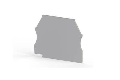 Terminal block End Plate 2.5-10mm AVK Series 444120 klemsan