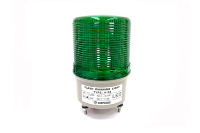 Flashing Warning Light LED Green AUSPICIOUS