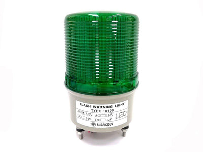 Flashing Warning Light LED Green AUSPICIOUS