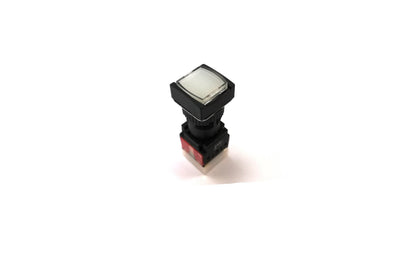 A16SAS 16mm White Latching Push Button