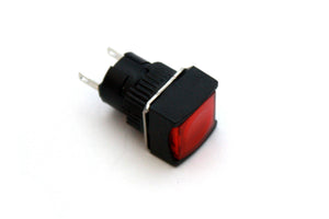 16mm Square LED Indicator Red AUSPICIOUS