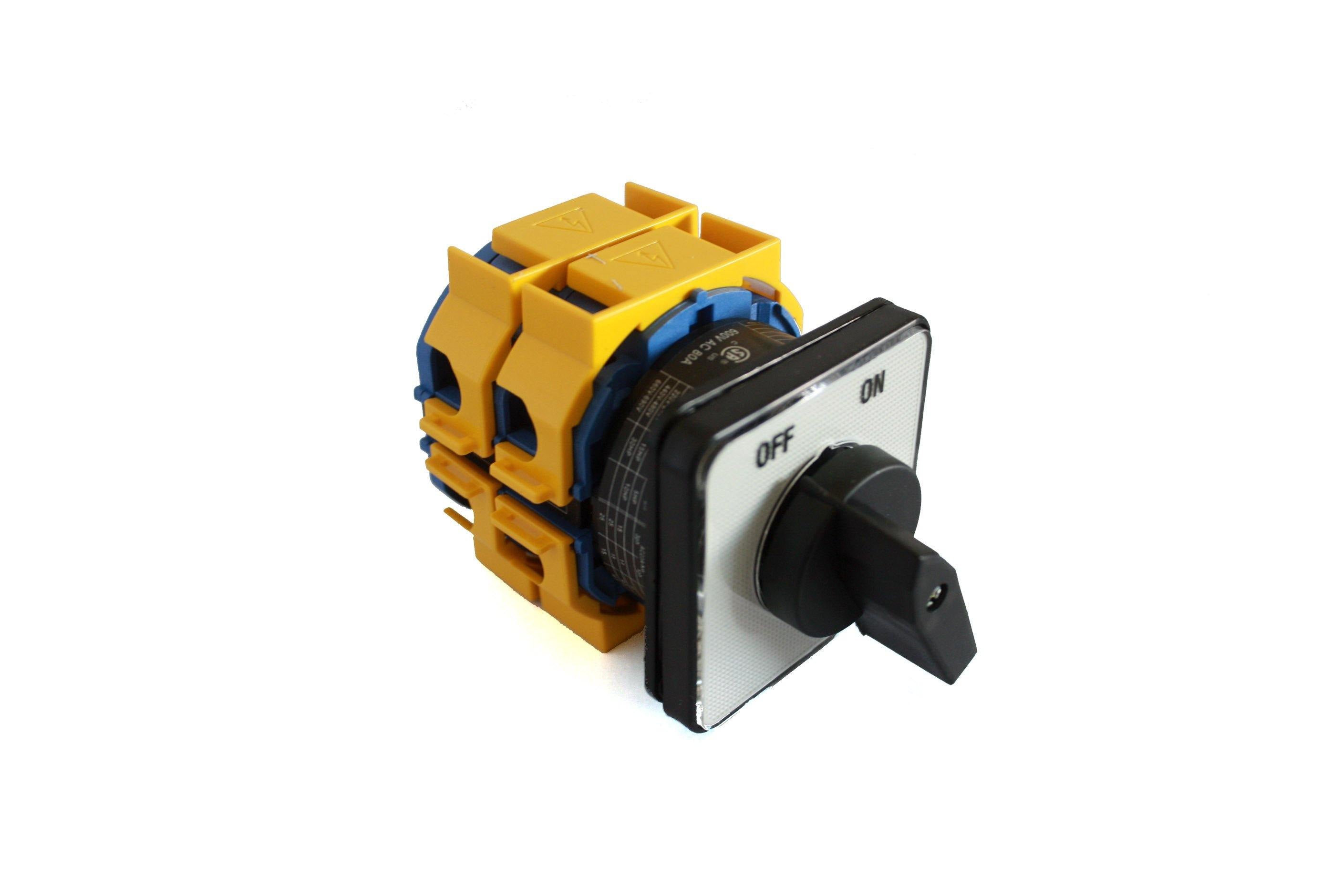 On Off Switch Rotary Type Panel Mounted 80A 4 Pole A602A Auspicious ...