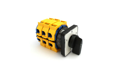 Rotary Cam Changeover Switch (1-0-2) 80A 3Pole - A619 Auspicious Taiwan - Qahraba