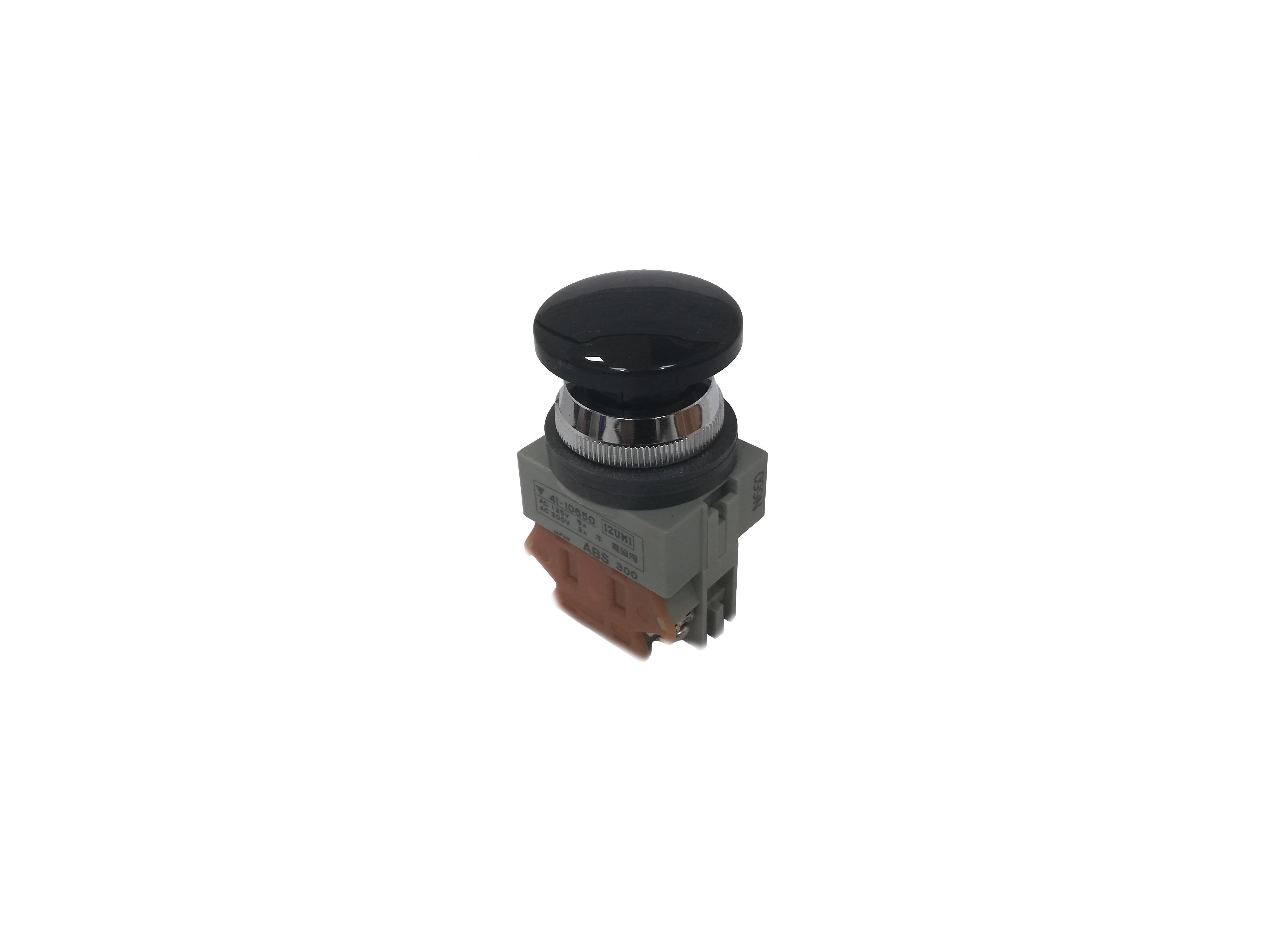 25mm TWS Seriesn Non-Illuminated Mushroom Head Momentary Type Push But ...