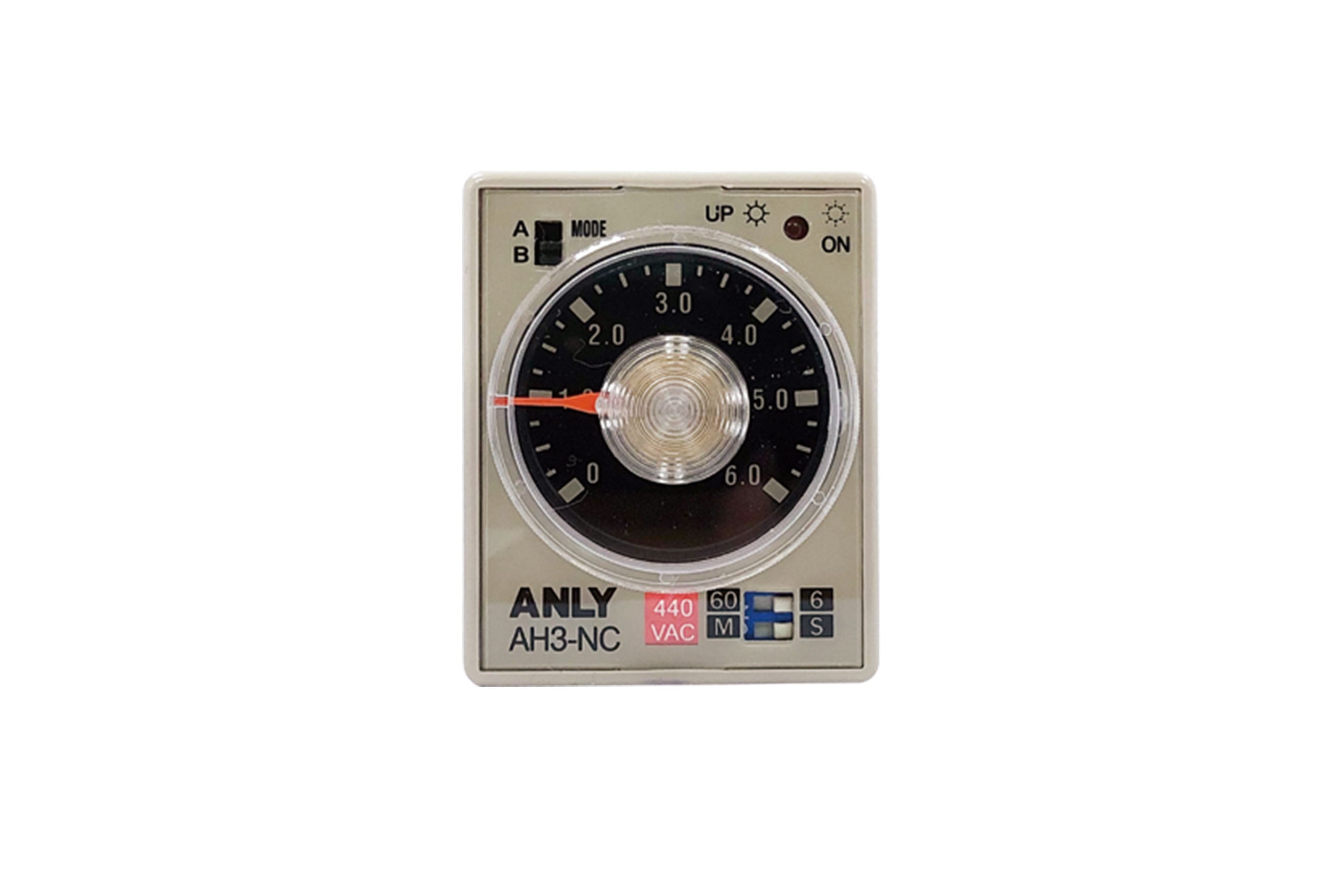 Delay Timer 8 Pin Multi Range 24-240VAC/DC Din Rail Mount AH3 Anly ...
