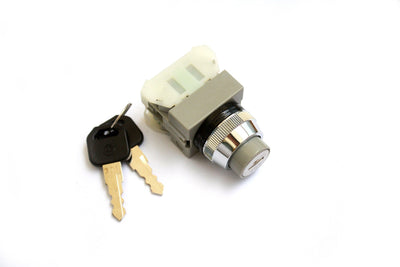 22mm On-Off-On 3 Position Key Maintained Switch IP65 - AKS223  Auspicious Taiwan - Qahraba