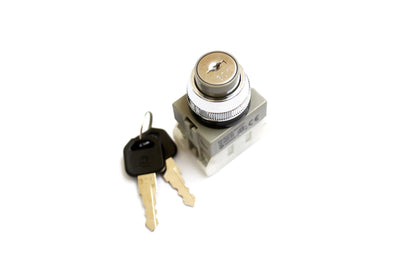 22mm On-Off-On 3 Position Key Maintained Switch IP65 - AKS223  Auspicious Taiwan - Qahraba