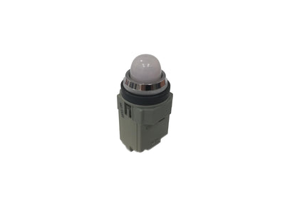 30MM TWD SERIES LED PILOT INDICATOR LIGHT 200VAC/220VAC WHITE COLOR - APN126DNW Idec Japan - Qahraba