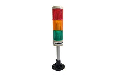 Signal Tower Light 50mm Red-Yellow-Green Standard Type w/o Buzzer - ARPS5RYG Auspicious Taiwan - Qahraba