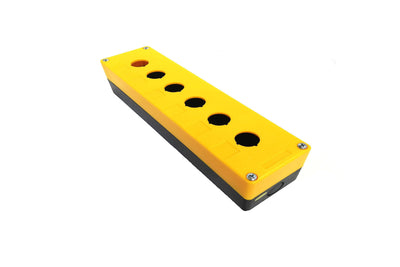 22mm Six Hole Control Box Yellow AUSPICIOUS