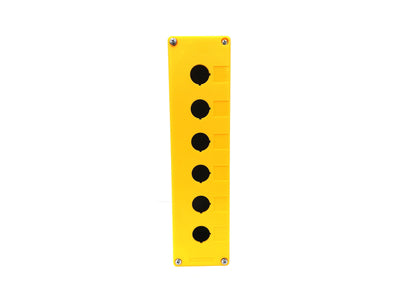 22mm Six Hole Control Box Yellow AUSPICIOUS