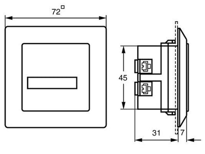 Elapsed Hour Counter Timer 12VDC - 48VDC - BG4027 Hugo Muller - Qahraba