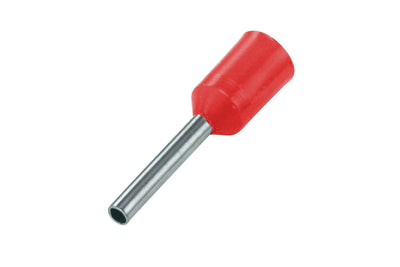 Red Bootlace Ferrule Lugs