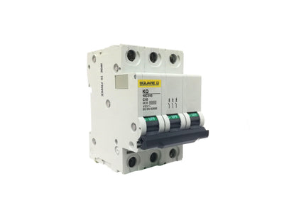 MCB - Miniature Circuit Breaker 10A 10kA 3Pole - C10 Square D by Schneider Electric - Qahraba