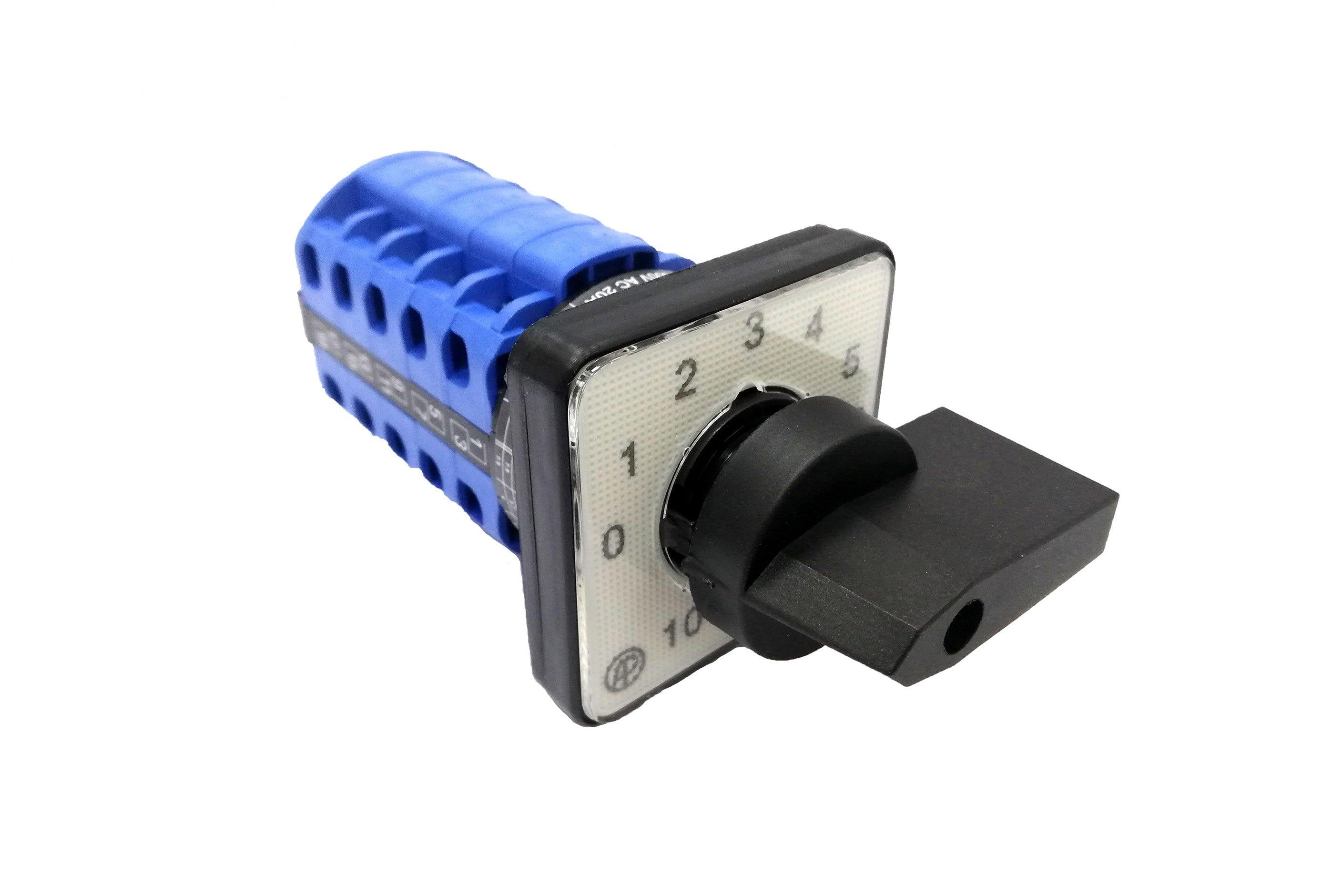 10 Position Switch with Off (0-1-2-3-4-5-6-7-8-9-10) 20A 1 Pole C112 ...