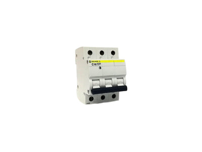 MCB - Miniature Circuit Breaker 16A 6kA 3Pole - C16 Square D by Schneider Electric - Qahraba