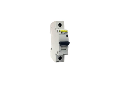 MCB - Miniature Circuit Breaker 20A 6kA 1Pole - C20 Square D by Schneider Electric - Qahraba