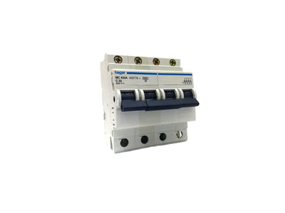 MCB - Miniature Circuit Breaker 32A 6kA 4Pole - MC432A Hager - Qahraba