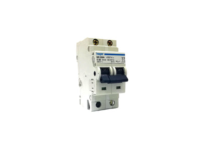 MCB - Miniature Circuit Breaker 32A 20kA 2Pole - NR232A Hager - Qahraba