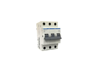 MCB - Miniature Circuit Breaker 50A 6kA 3Pole - MU350A Hager - Qahraba