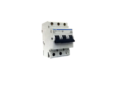 MCB - Miniature Circuit Breaker 6A 6kA 3Pole - MU306A Hager - Qahraba
