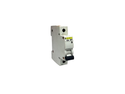 MCB - Miniature Circuit Breaker 6A 6kA 1Pole - C6 Square D by Schneider Electric - Qahraba