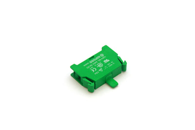 Normally Open Contact Block Green - CTB1/O Auspicious Taiwan - Qahraba