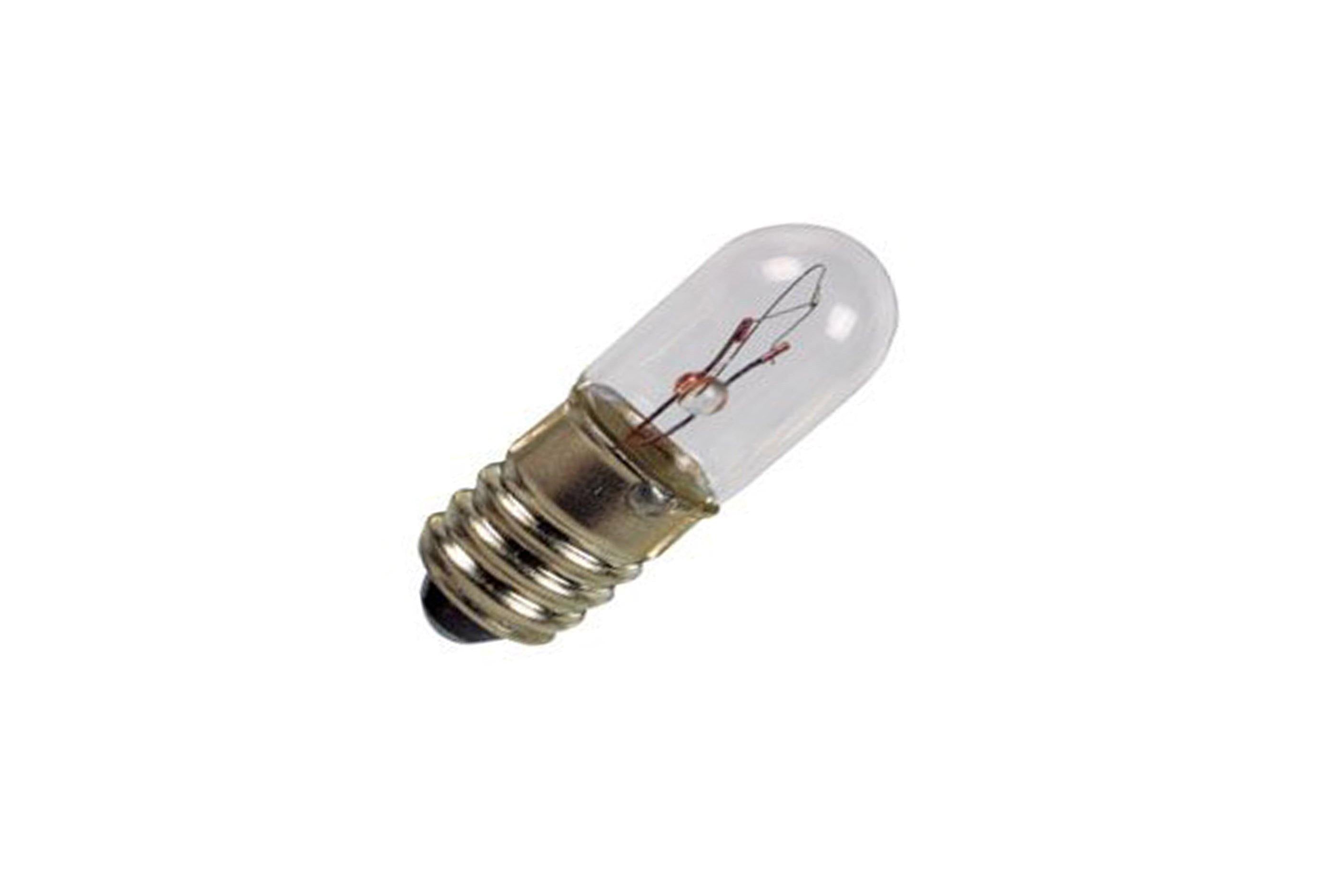 E10 Bulb Screw Type Filament Bulb for Panel Indicators and Push Button