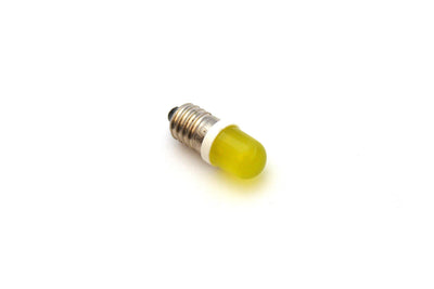 E10 LED Indicator Bulb Screw Type Yellow Color Auspicious