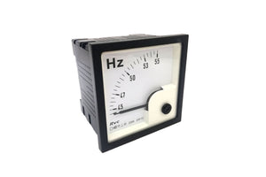 Analog HZ Meter 72x72mm 45-65Hz ERF72 Revalco