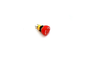 Emergency Stop Button 16mm Latching Type Emergency Stop Button 2NC - A16LMS3R2N Auspicious Taiwan - Qahraba
