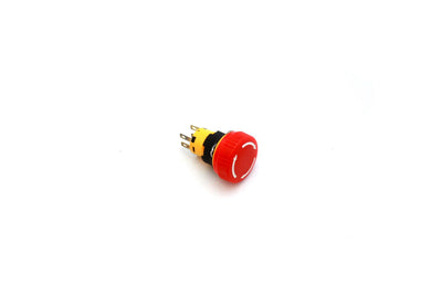Emergency Stop Button 16mm Latching Type Emergency Stop Button 2NC - A16LMS3R2N Auspicious Taiwan - Qahraba