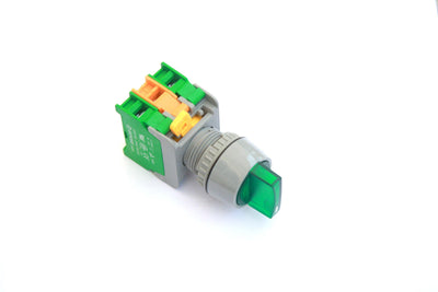 22mm On-Off-On 3 Position Maintained Illuminated Selector Switch IP65 - GSL223 Auspicious Taiwan - Qahraba