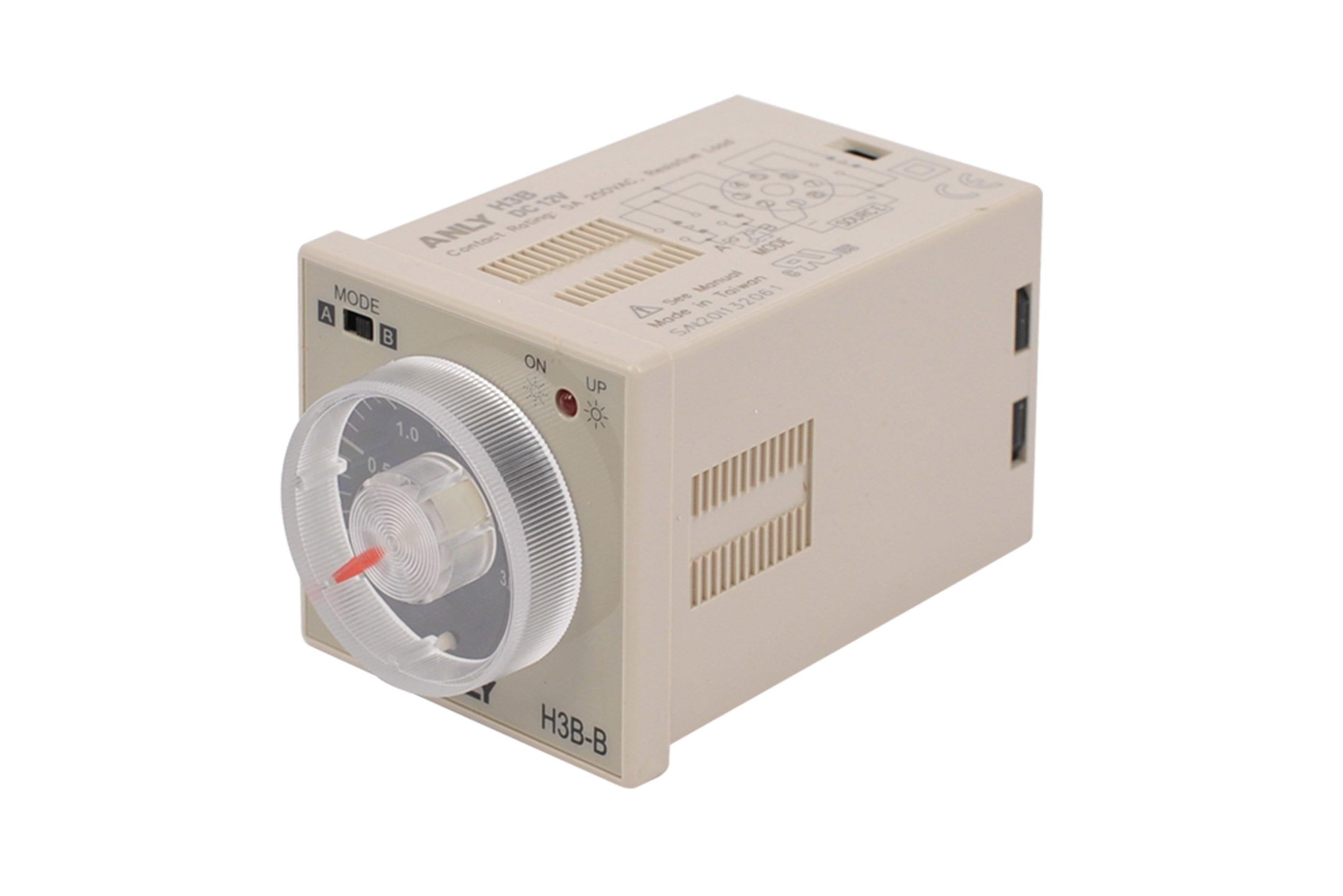 8 Pin Timer Relay Multi Range 12VDC H3B ANLY - Qahraba