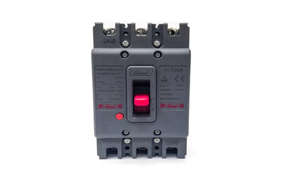MCCB - Molded Case Circuit Breaker 100A 25kA 3Pole - HDM3100S10033XX Himel - Qahraba