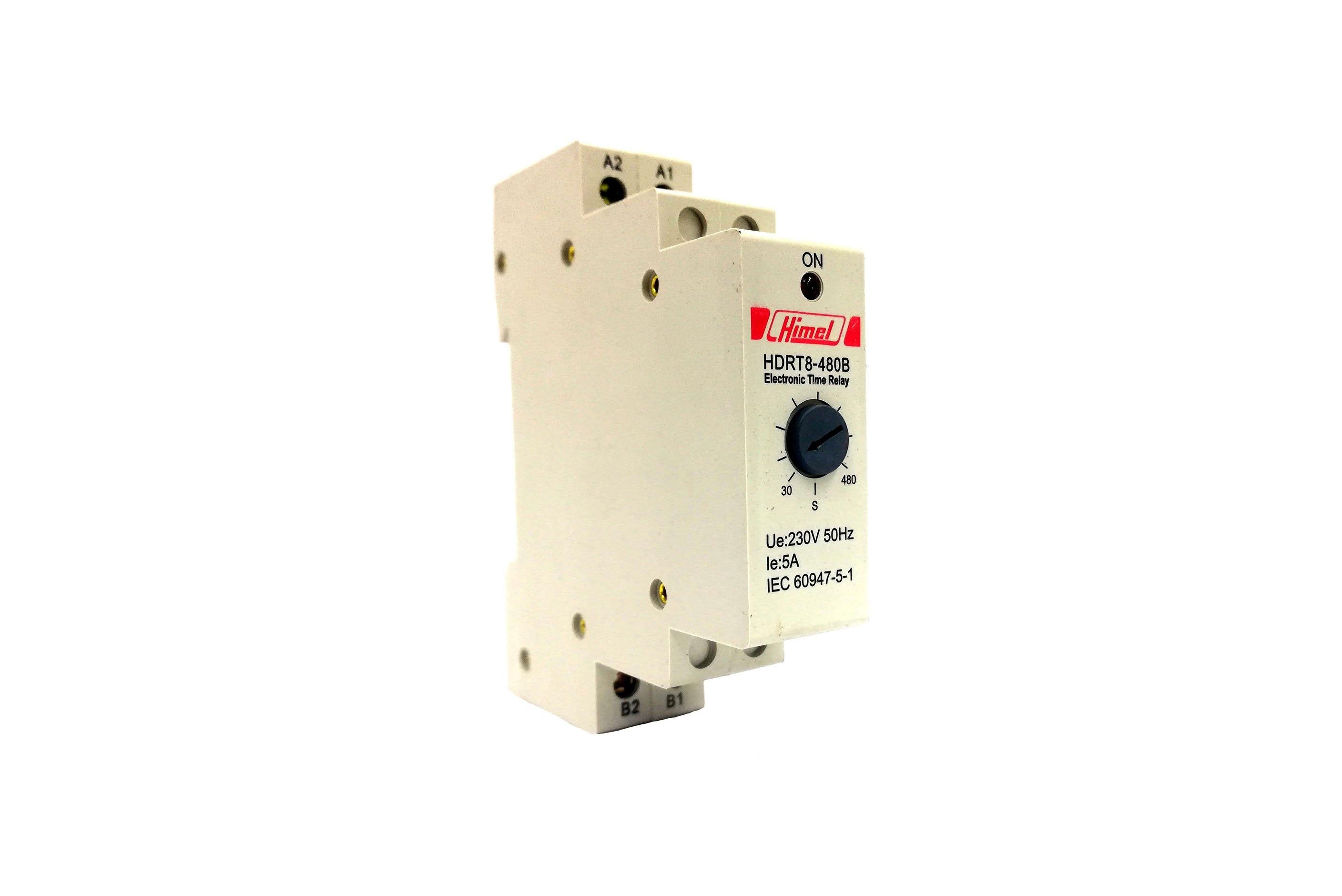 Power Delay Time Relay 30S-480S 230VAC - HDRT8480B Himel - Qahraba